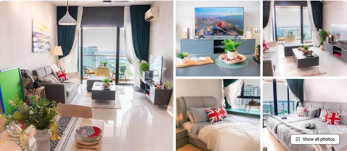아파트 Country Garden Danga Bay Bay Point By R9 Homestay 조호르 바루