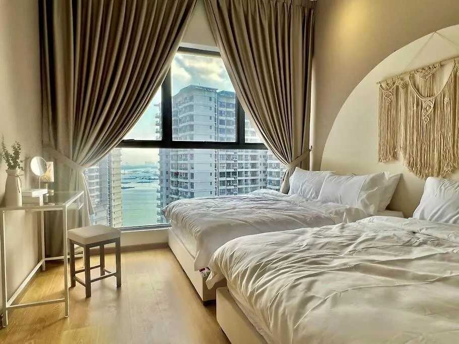 아파트 Country Garden Danga Bay Bay Point By R9 Homestay 조호르 바루